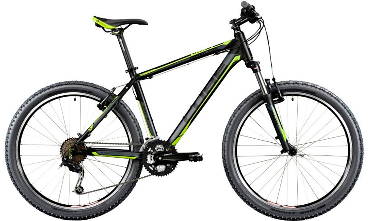 Фотография Велосипед Cube Analog 26" 2014, размер М, черно-зеленый